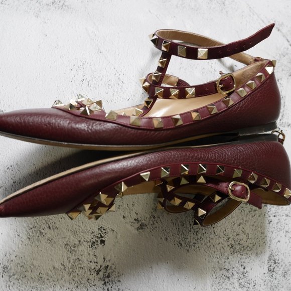 Valentino Rockstud Caged Ballerina Flat - Picture 4 of 5
